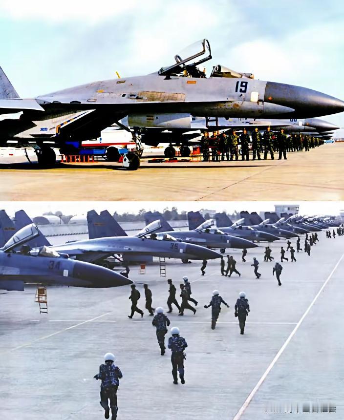 1993年，第一批从俄罗斯采购的“苏27”重型战斗机正式成军。这也标志着中国空