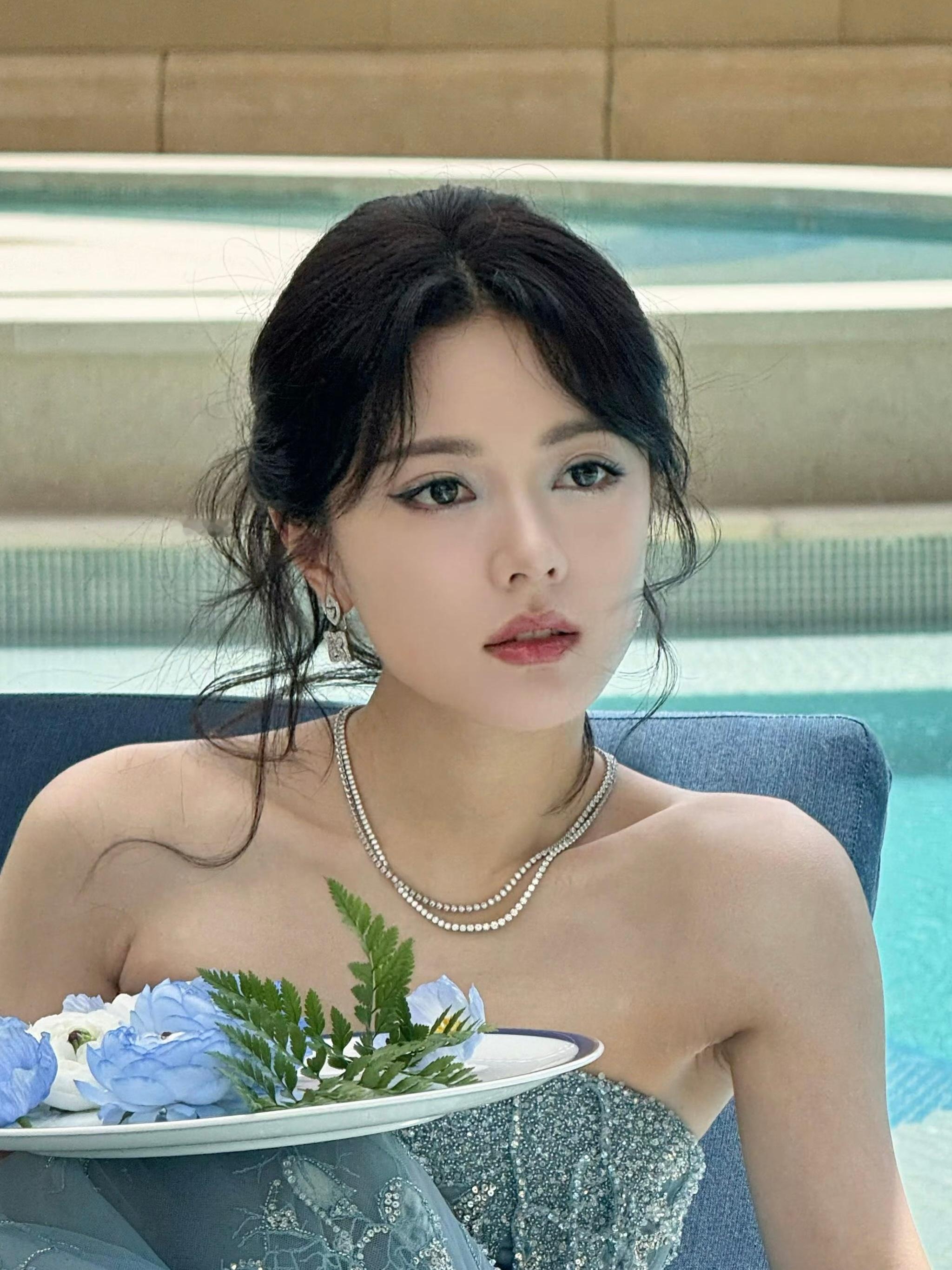 赵今麦眼睛的上限美好高（这个人鱼姬眼妆真的爆爆美🧜🏻‍♀️✨​​​