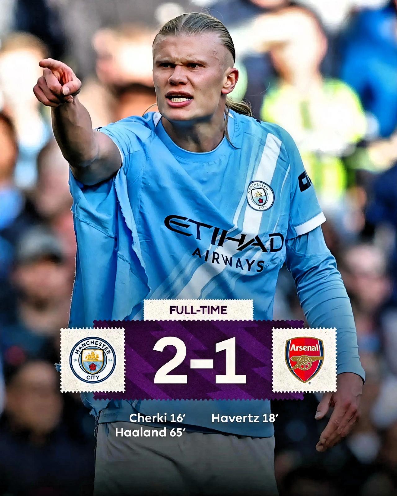 曼城与阿森纳谁更有英超冠军相？曼城更有英超冠军相，夺冠概率约70%，阿森纳约