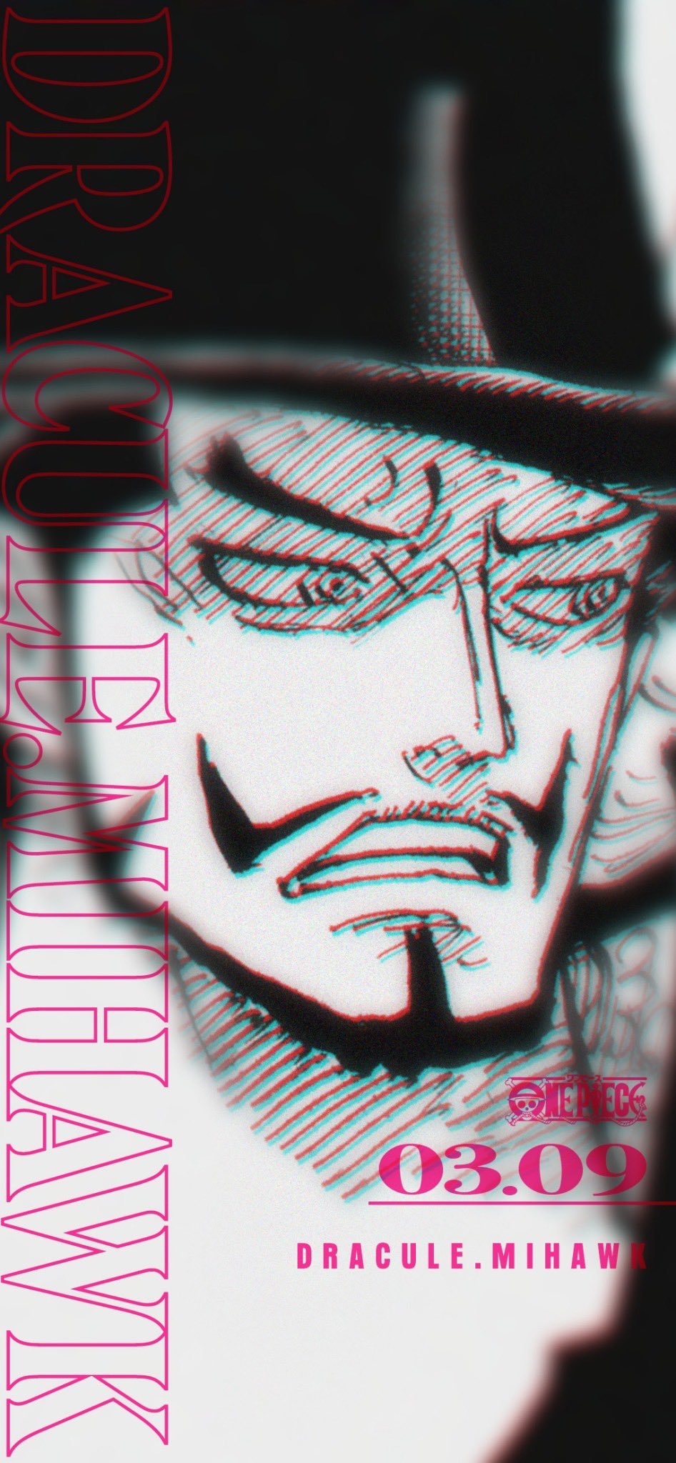 海贼王海贼王鹰眼今年的生贺图好棒！（没说以前不棒的意思）生日快乐！第一名的大剑