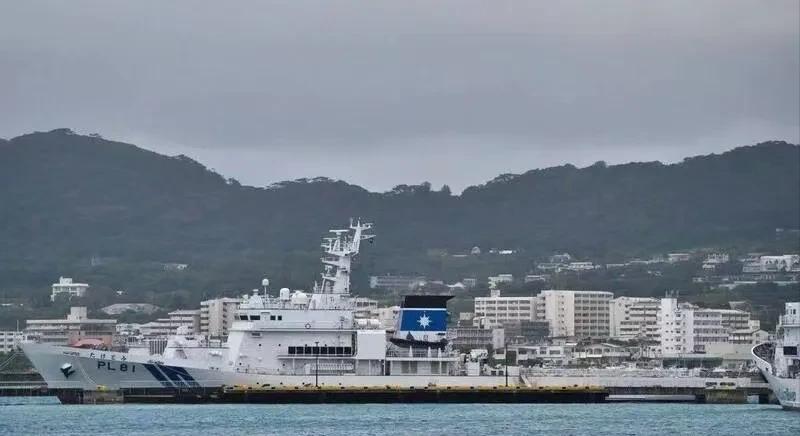 恐怖？巴威台风从台湾周边刮出四艘日本舰艇最近第9号台风“巴威”横扫台海周边，海