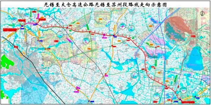 【无锡至太仓高速公路无锡至苏州段新建工程】正在抓紧开展工作。全长约50千米，总投