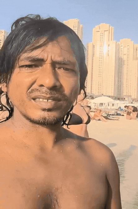 印度人又变态了：迪拜海滩疯狂偷拍比基尼白人美女，最后被逮捕！近日，一名印度人在迪