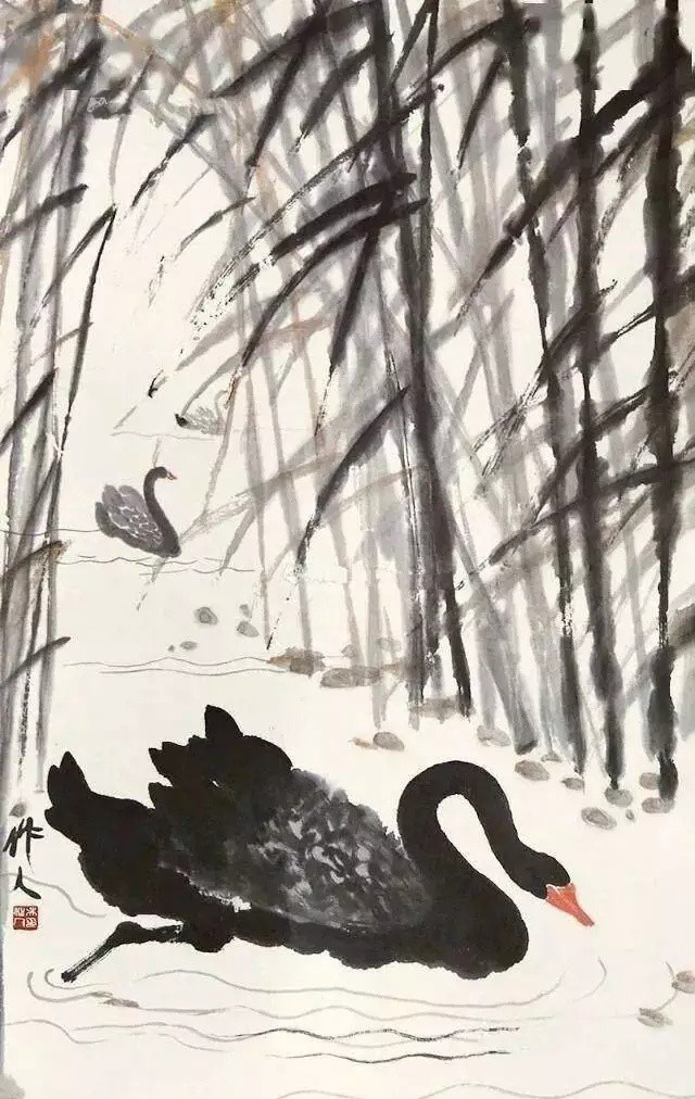 吴作人(1908～1997)，现代著名国画家。其笔下的题材广泛且新颖，除了骆驼、