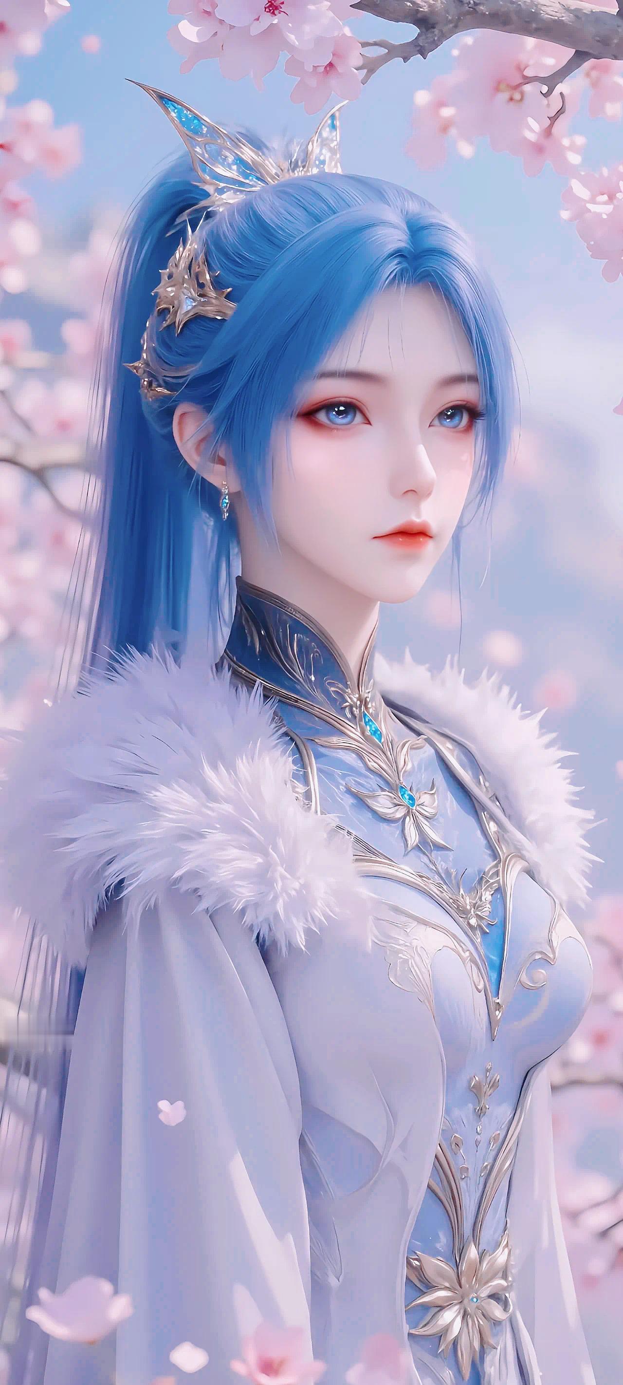 斗罗大陆2动画王冬儿【精美壁纸】动漫星域冬儿陷入沉睡，雨浩心急如