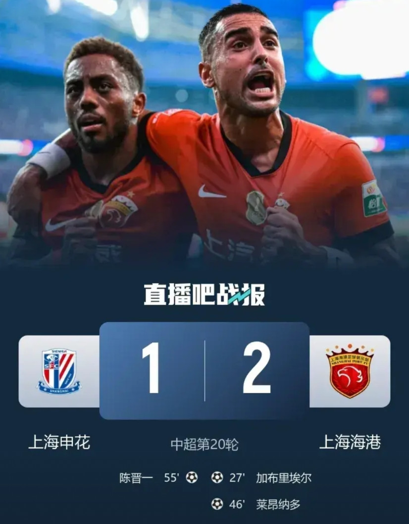 国安仍然有机会上海德比，海港二比一击败申花，这对北京国安来讲是最好的结果。海港
