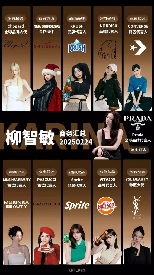从张元英和柳智敏的代言质量来看，谁才是五女一？​​​