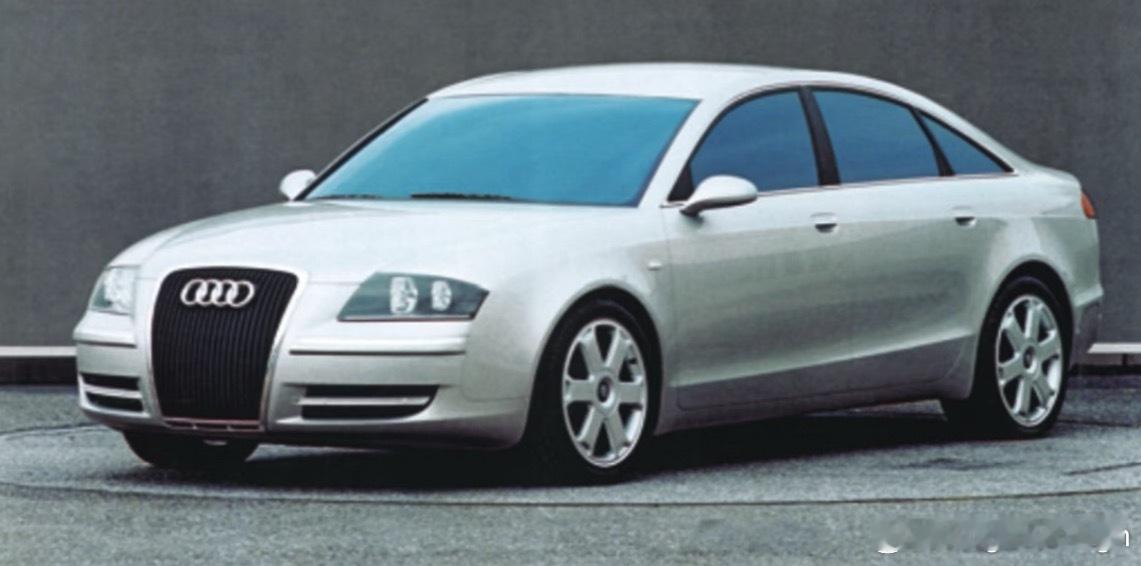 原来奥迪ConceptC概念车的小胡子在奥迪A6C6的废案中已有体现[哆啦A