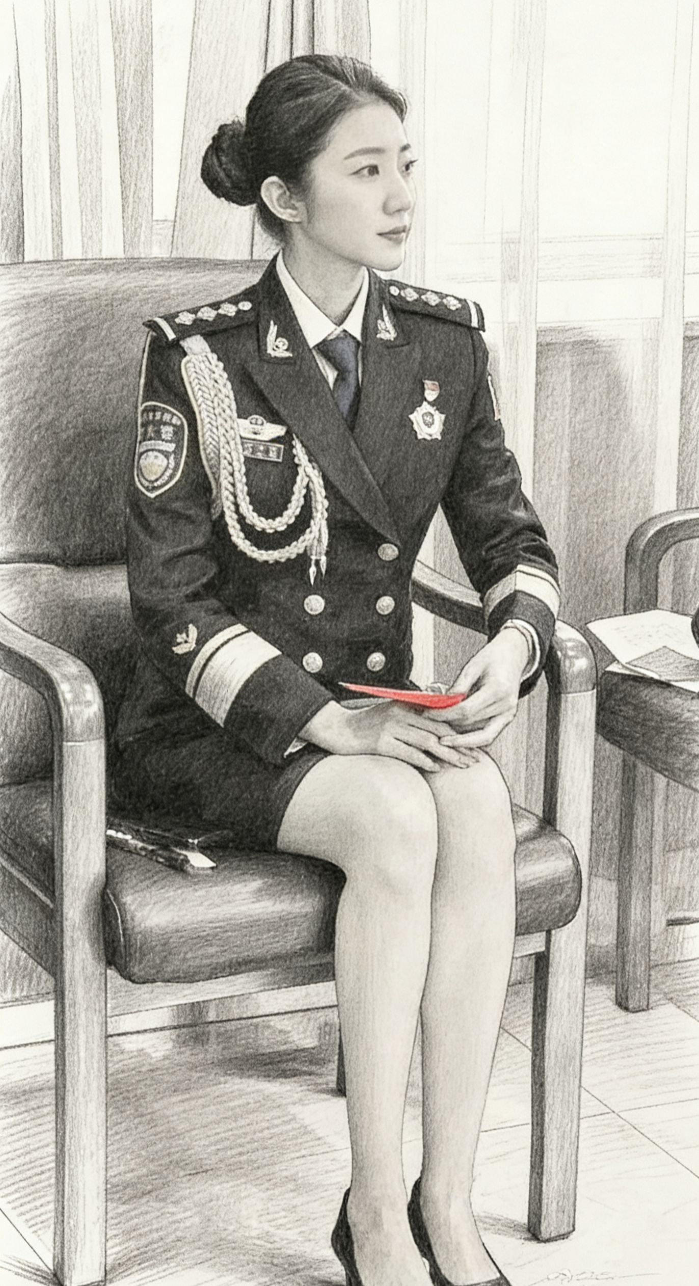 网友素描张津瑜太生动了吧