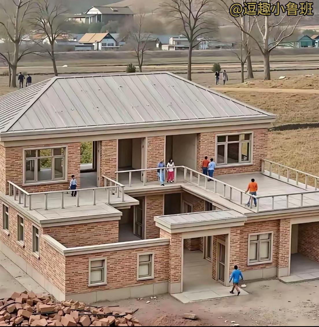 农村自建房修成这样，我觉得没人能挑出毛病了吧！