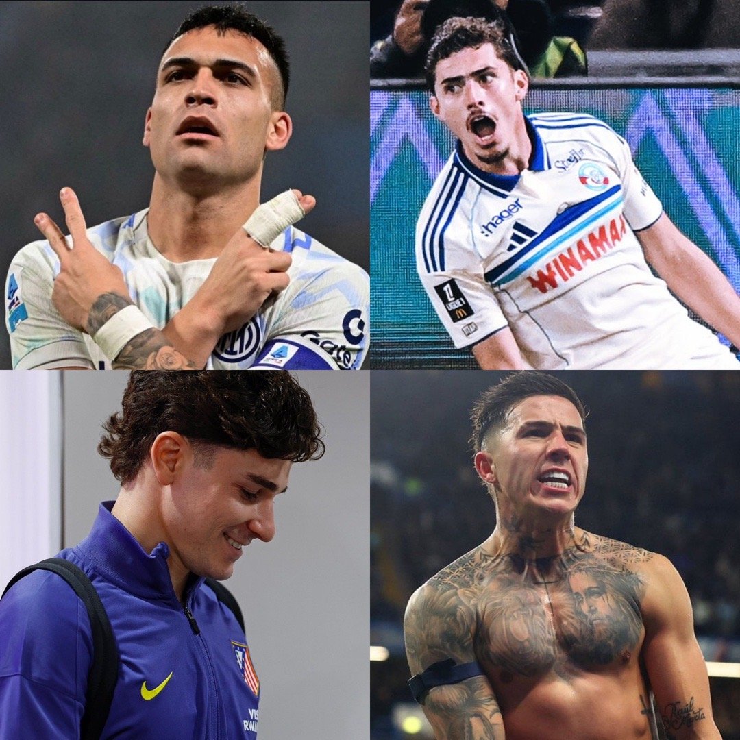 🇦🇷⭐️效力欧洲顶级联赛各项赛事进球最多的阿根廷球员：⚽️劳塔罗·马丁内斯