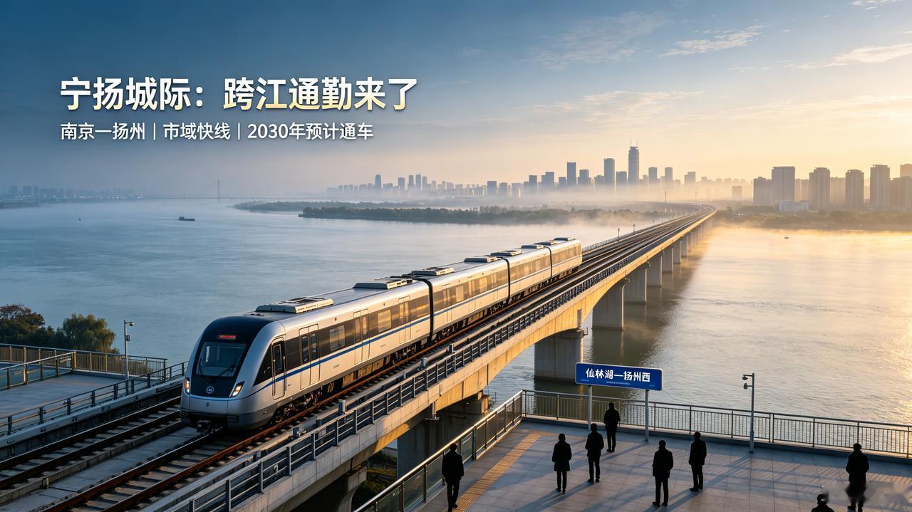 国内首条跨江市域轨道！宁扬城际S5，能给老百姓带来哪些实实在在的改变？我平