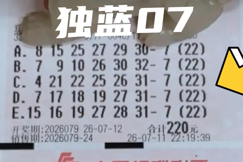 大佬登场，通通闪开！这一期大佬独蓝奇数07和03，而且大复式前区一模一样，一区全