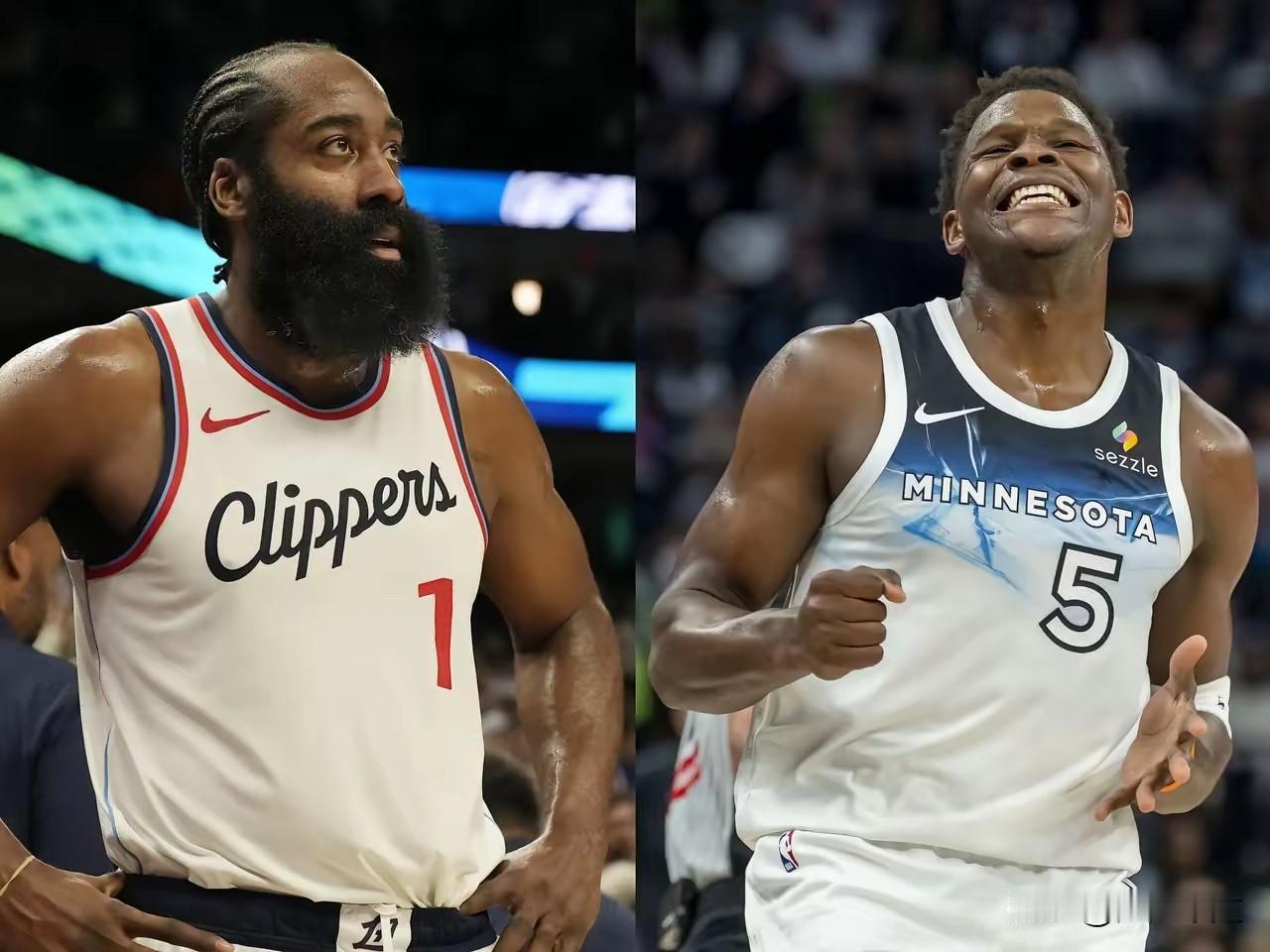 快船将分别送出哈登和科林斯到森林狼和国王！快船得到森林狼的兰德尔和国王队的德罗赞