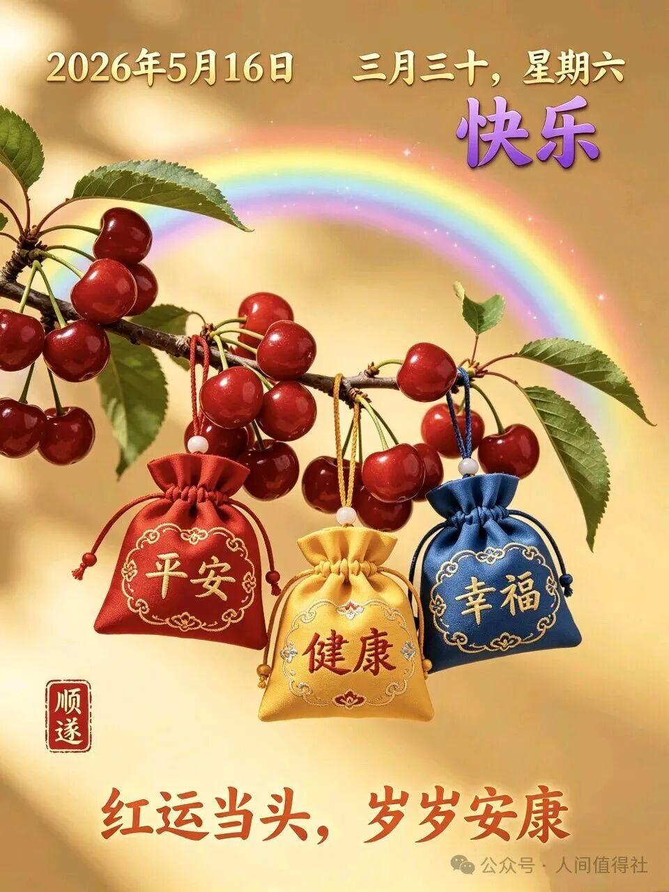 鸿运当头，岁岁安康；世事纷扰，唯有平安最珍贵，唯有健康最心安。周末晨光正