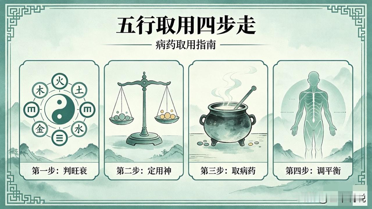 传统文化知识：八字取用四步走，新手入门指南学传统文化五行知识，越学越懵？其