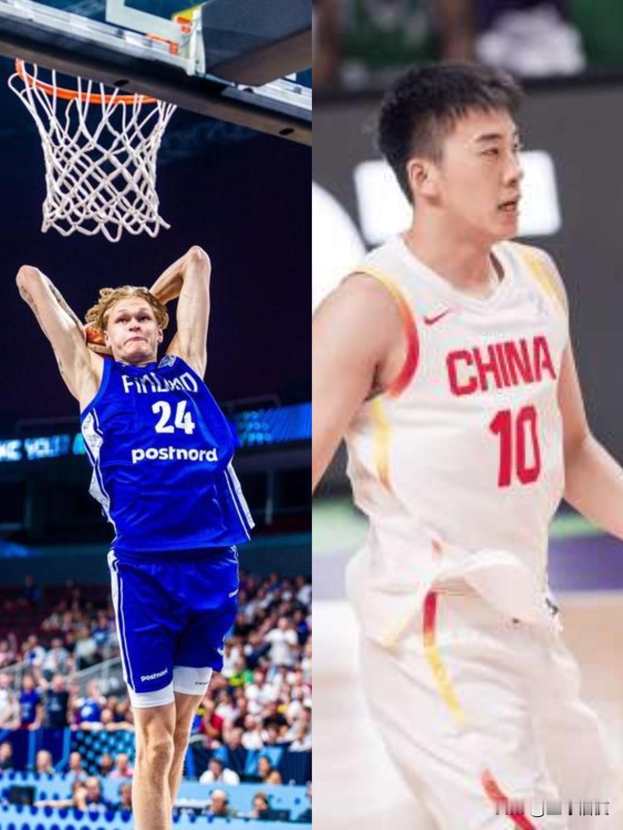 最强暑期工对比，穆里宁和王俊杰谁会进入NBA。18岁的芬兰小将穆里宁在欧锦赛