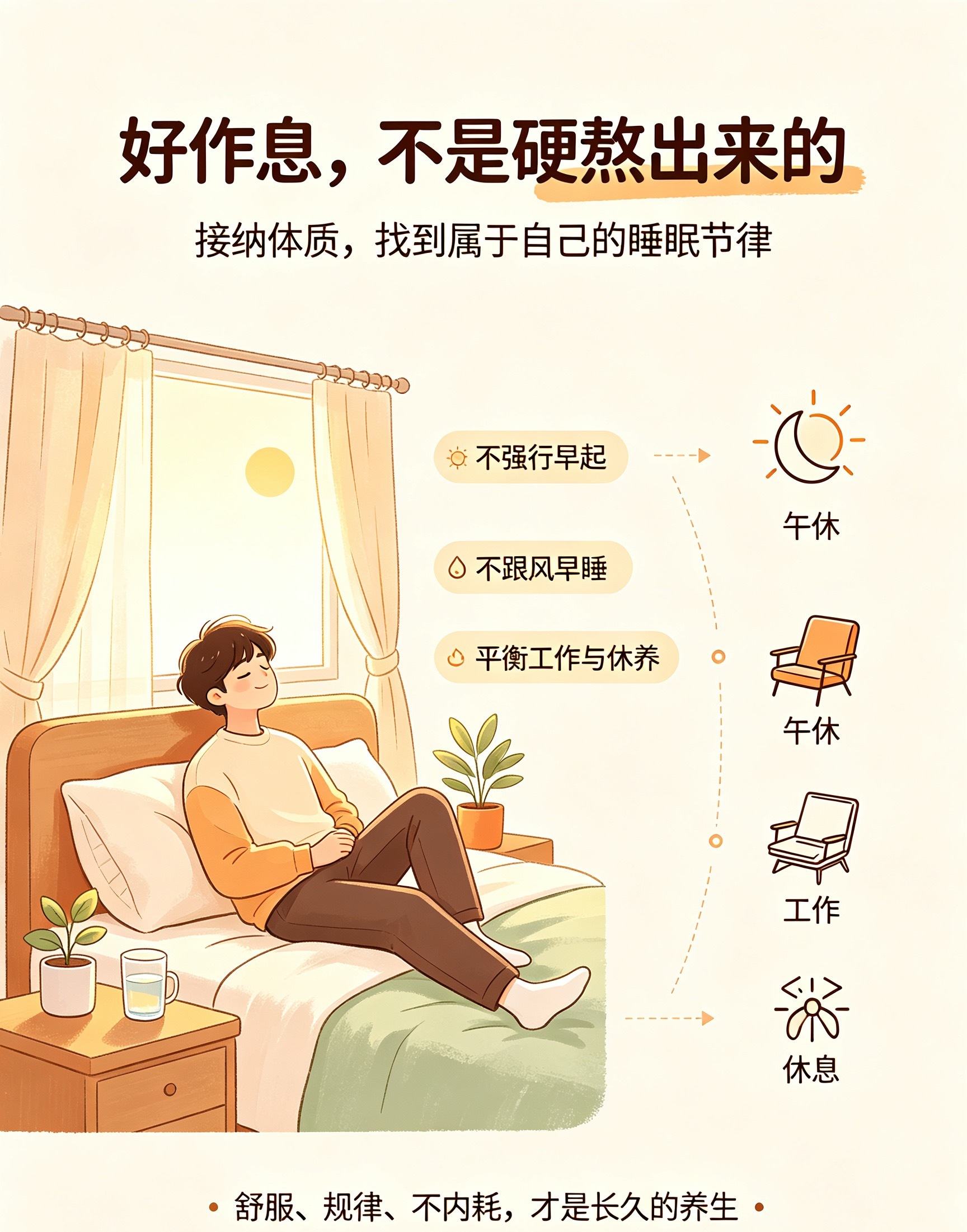 别再逼自己早睡早起了！好作息从来没有标准答案有没有人被“自律=早睡早起”PUA很