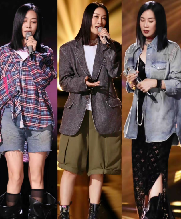 想不到那英还有这一手论年纪，也不年轻了。论颜值，真的排不上号。但是，那姐一