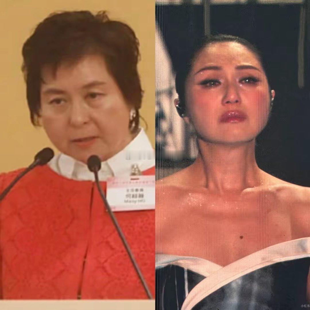 看了今天的新闻，终于明白为什么昨晚杨千嬅哭得那么伤心了，原来赌王二房三千金何超蕸