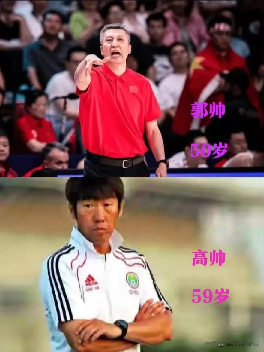 中国男篮和中国男足最适合的主帅：中国男篮：郭士强，现年50岁，曾经带领中国男