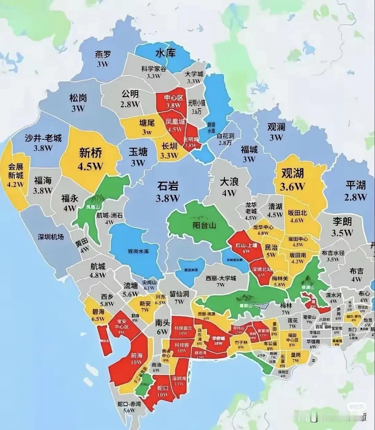 深圳这房价真的不是一般人买得起的！连偏远的燕罗都要3W，这在长沙市中都可以买很