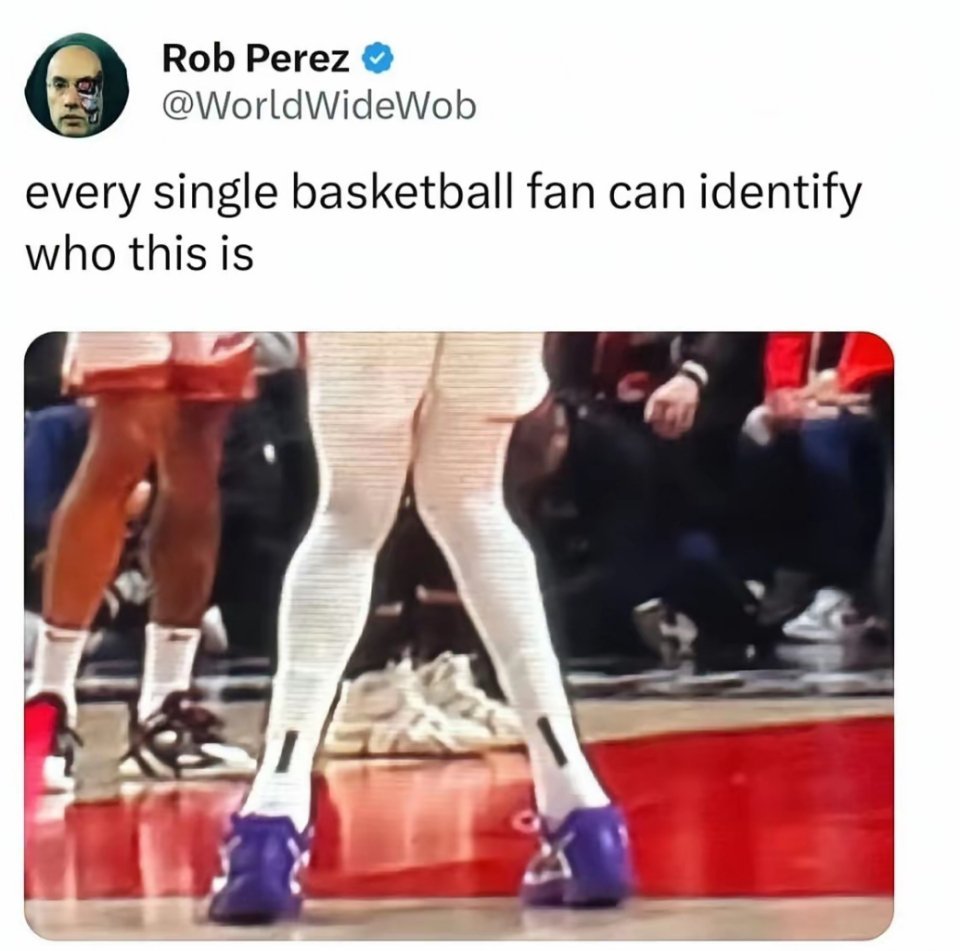 看腿识人！你知道这是哪位NBA球员吗？​​​
