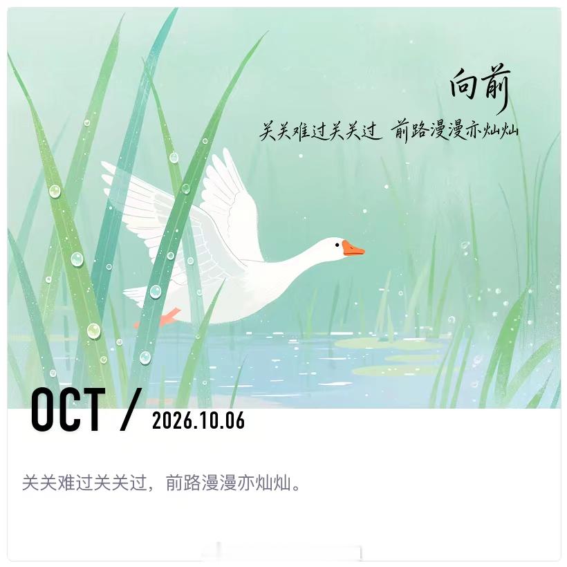 关关难过关关过，前路漫漫亦灿灿。​​​