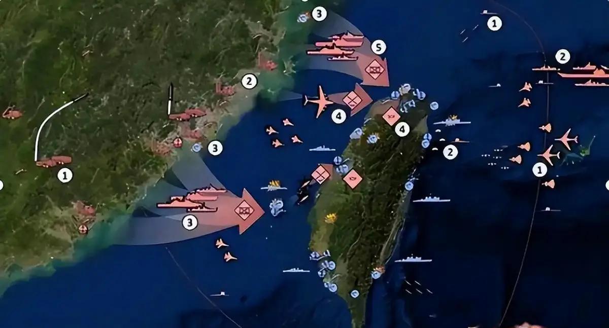 ☔总有人说台海战争，要是美国敢插手，他们就必输，但这个观点很明显是错的，要