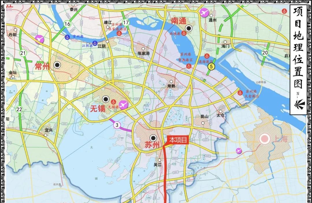 常台高速四改八施工图获交通部审批通过。起自常熟董浜枢纽，途经苏州
