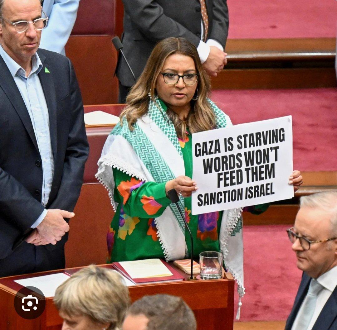 邦迪海滩恐怖袭击事件发生后，澳洲在国会中支持巴勒斯坦的绿党议员被曝光。戴眼镜的