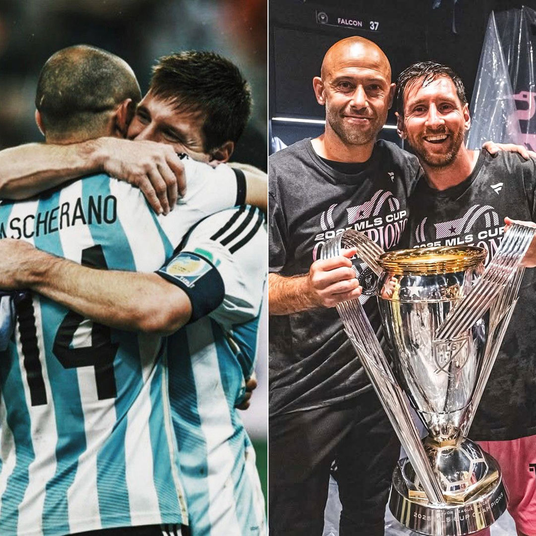 马斯切拉诺在接受采访时称赞梅西的表现🎙️：“他整个赛季的表现都非常出色，数据也