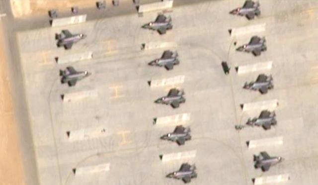 伊朗还在犹豫什么呢！现在周边，约旦空军基地里，美军各种战机都停满了！伊朗只要有几