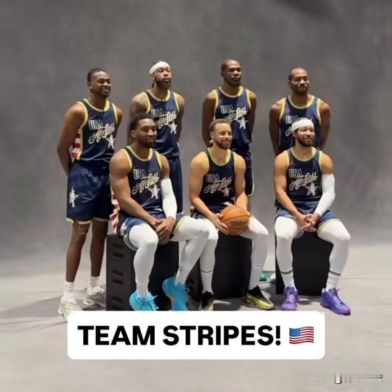 不止詹姆斯一个人啊！NBA全明星集体合照于今天拍摄，有三名球员缺席，他们分别