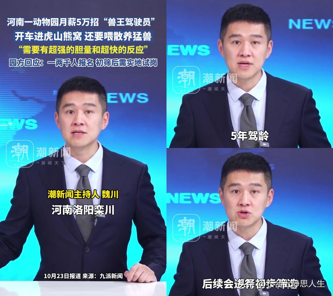 月薪5万招兽王司机，大家第一反应居然是，之前的司机去哪了？河南这家动物园