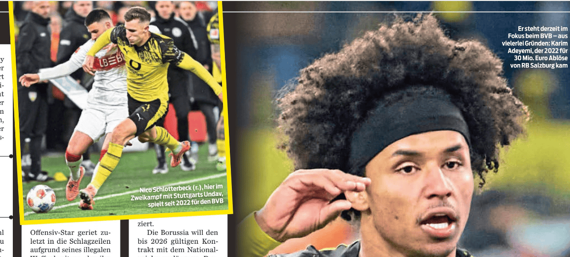 阿德耶米丑闻缠身且续约谈判难搞;施洛特贝克想去争冠球队