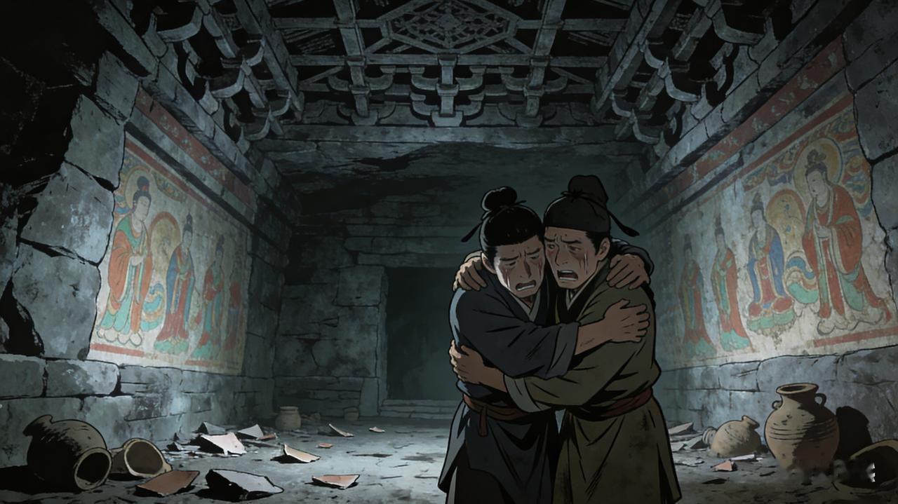 1960年，考古队打开新密一座东汉古墓，被眼前一幕震惊：两具遗骸“紧紧相拥”出现