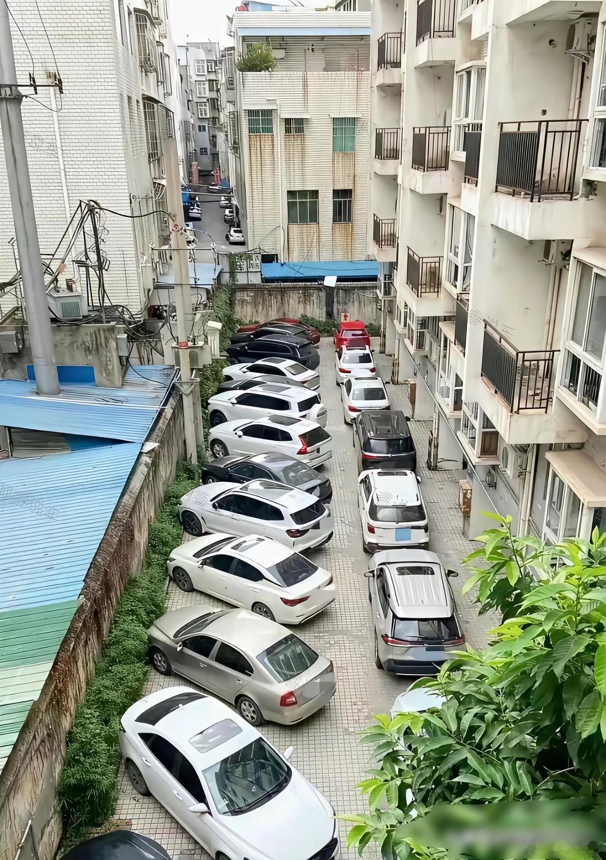 一个人挪车，整栋楼都得下来