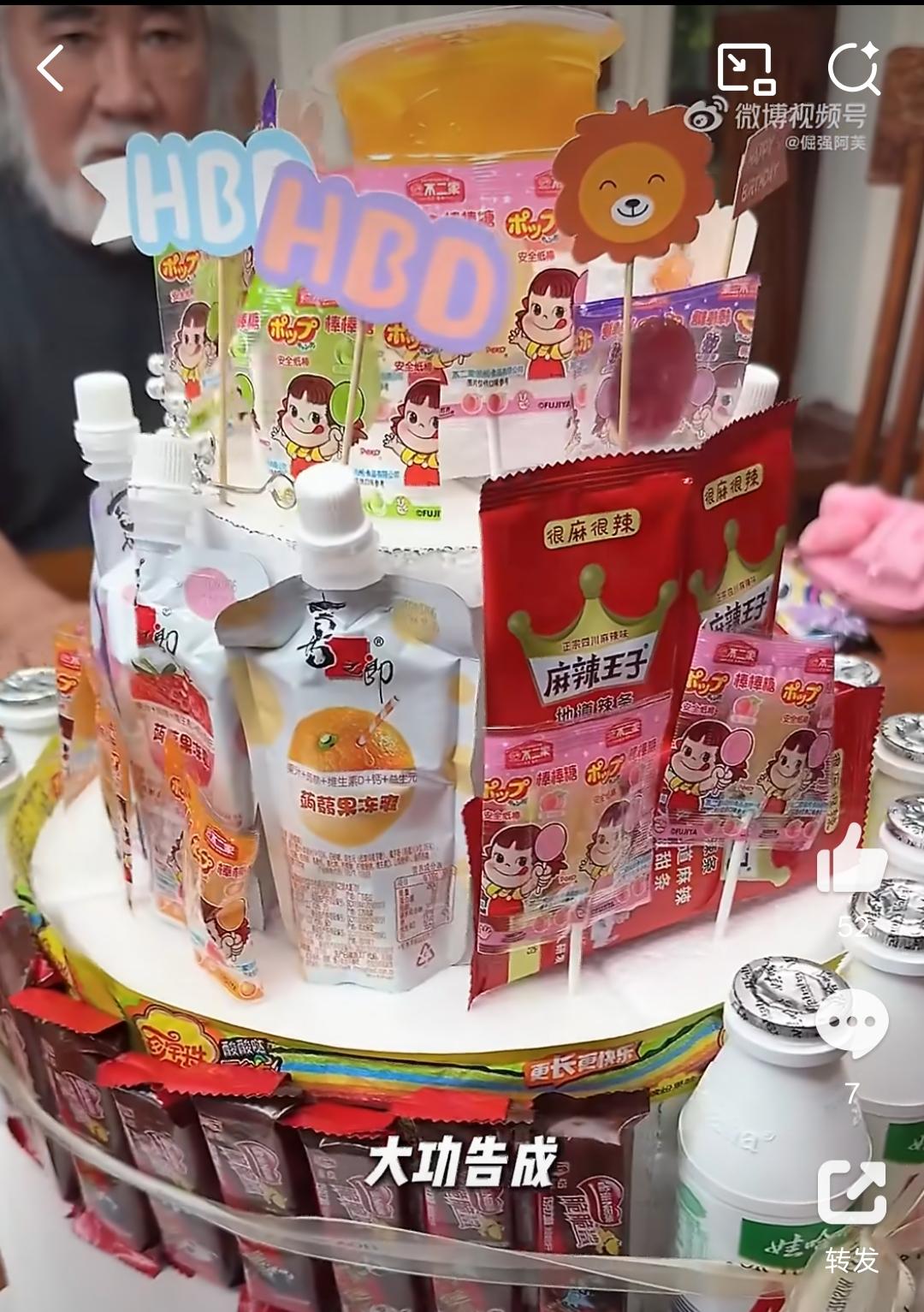 没想到年龄这么大了，对孩子的爱却是这么用心！今天是张导女儿花花的生日，张导专门