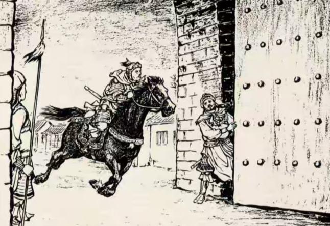 三国演义连环画：这员大将是谁？竟然骑着赤兔马跑步！据说骑过赤兔马的只有董卓、吕布