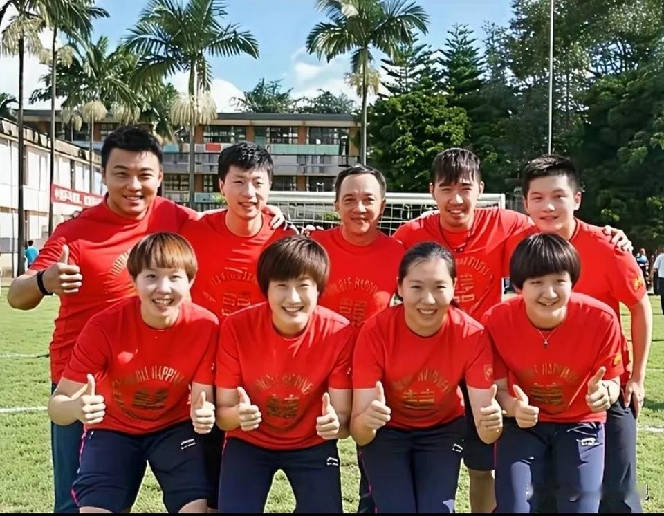 那时的樊振东目若朗星，英姿昂昂！气宇轩昂的王皓，高大修伟的马龙，一个比一个阳光，