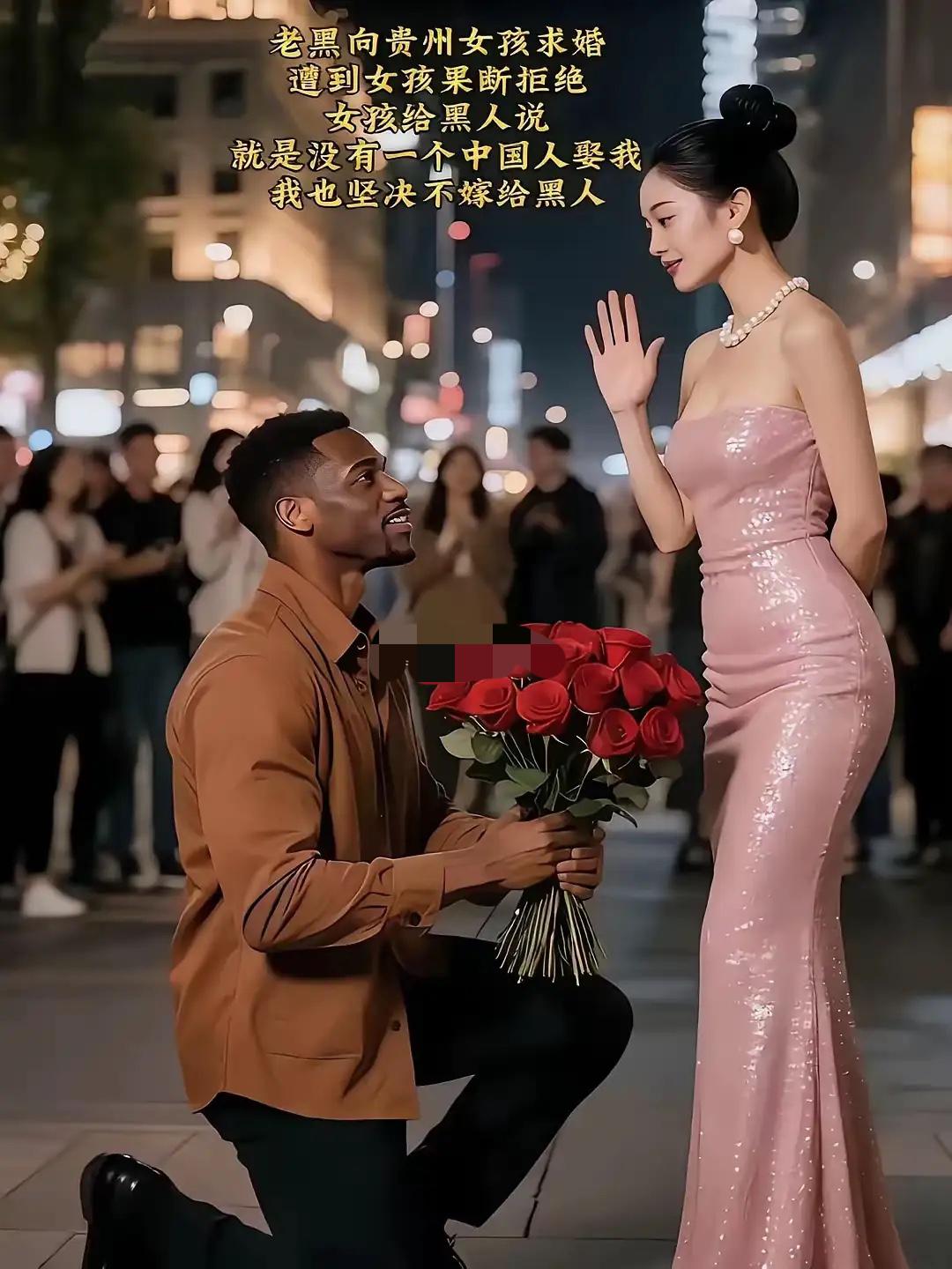 中国姑娘拒绝非洲小伙求婚这事，哪是歧视，分明是把“婚姻选择题”做明白了！小伙