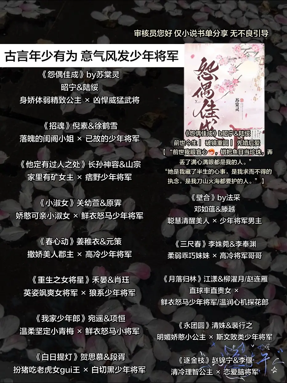 古言年少有为 意气风发少年将军