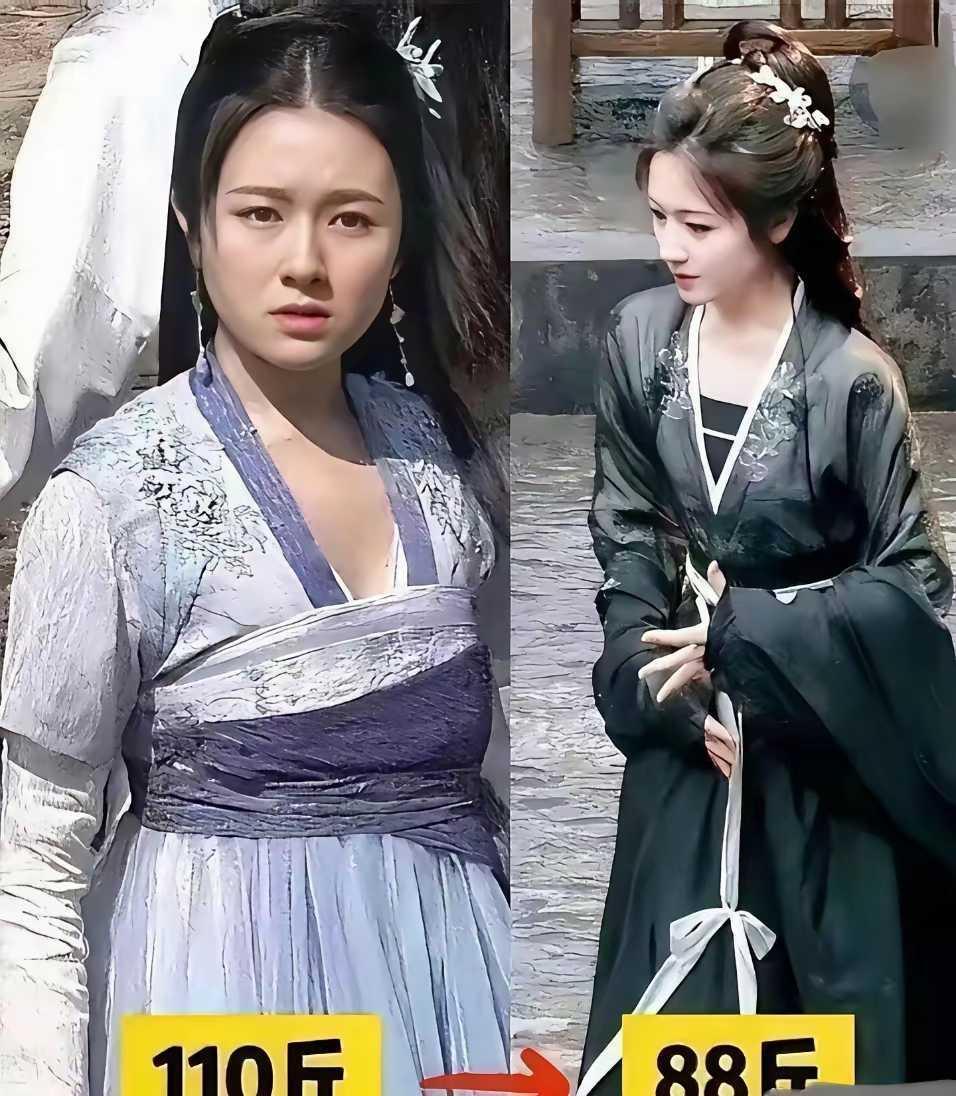 李兰迪减肥堪比整容了