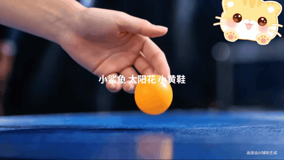关羽昨天莎莎的新代言，只有我发现了吗？开头时这个发球的手，手指纤长，骨节分