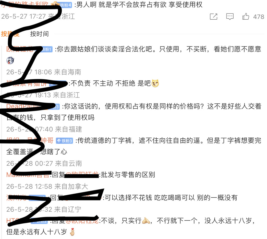 你的亲亲老公实际上在网上这样评价女人：