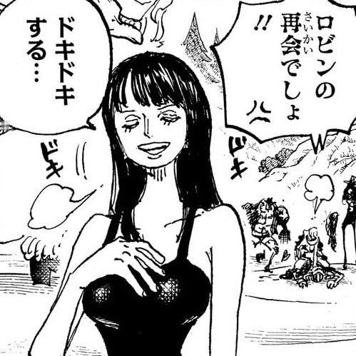海贼王1163集动画《夸夸我，罗宾与萨乌罗的重逢》漫画和动画预告图公布。本周日2