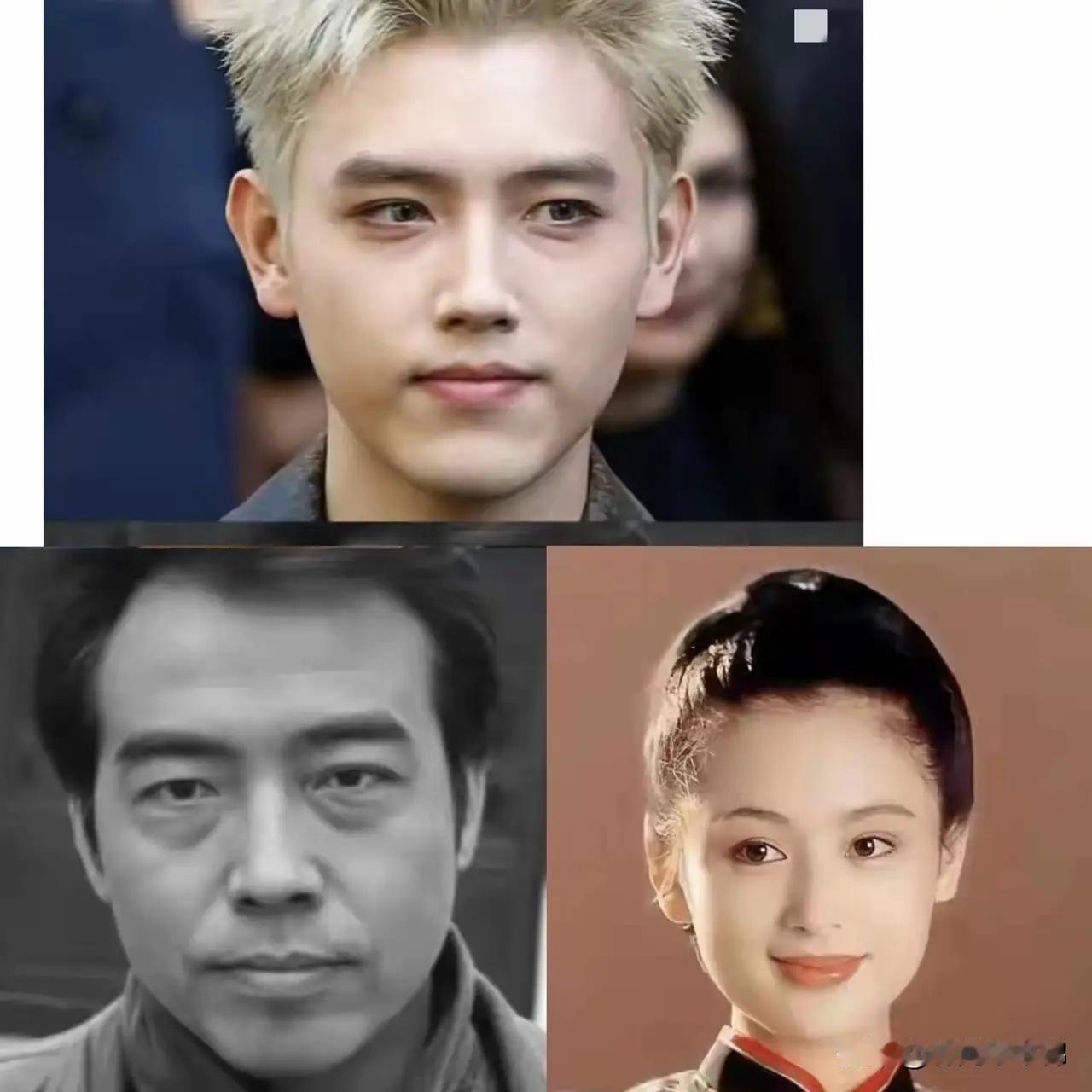 陈凯歌陈红一家四口同框出镜年轻时郎才女貌惊艳了多少人。陈红风华绝代，古典美人