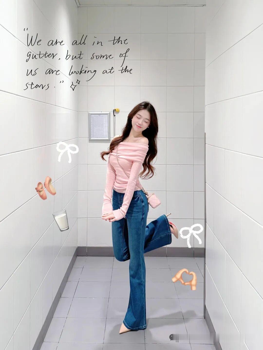 韩系姐姐秋冬温柔显贵约会穿搭太绝了！米白色长款毛呢大衣软糯亲肤，利落翻...