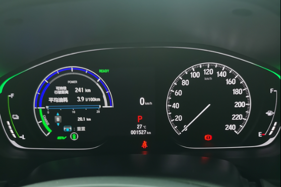 雅阁混动的极限在哪单程20公里上下班，不开空调油耗最低开到3.6了，还可以再低